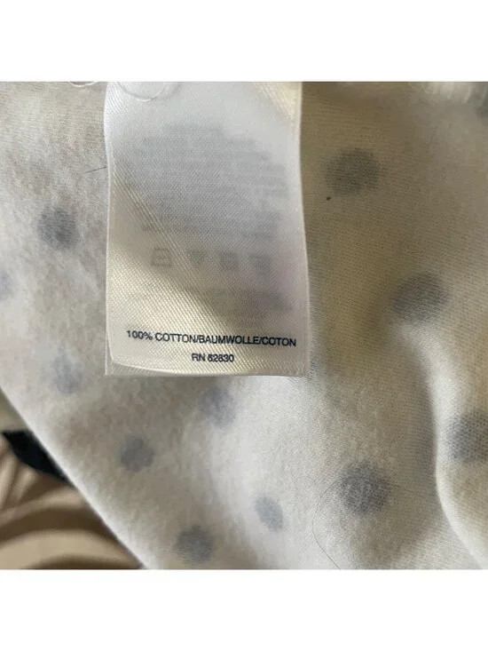 Lands End Womens Polka Dot White Sleeveless Scoop Neck Tank Top Plus Size 3X u - Picture 5 of 8